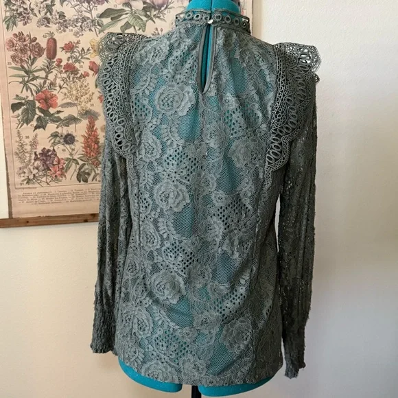 *SOLD*
Lace Long Sleeve Blouse - Picture 3 of 4